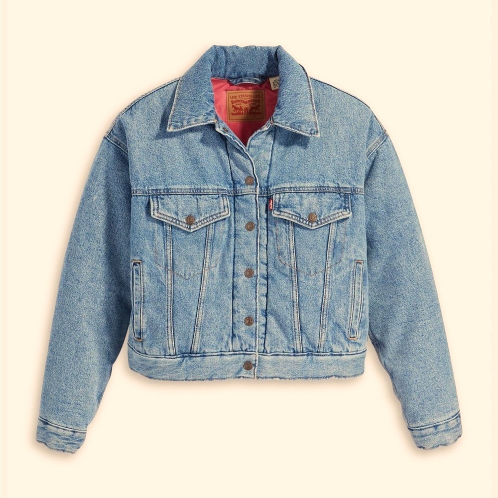 Levi’s Padded Trucker Denim Jacket Size XL